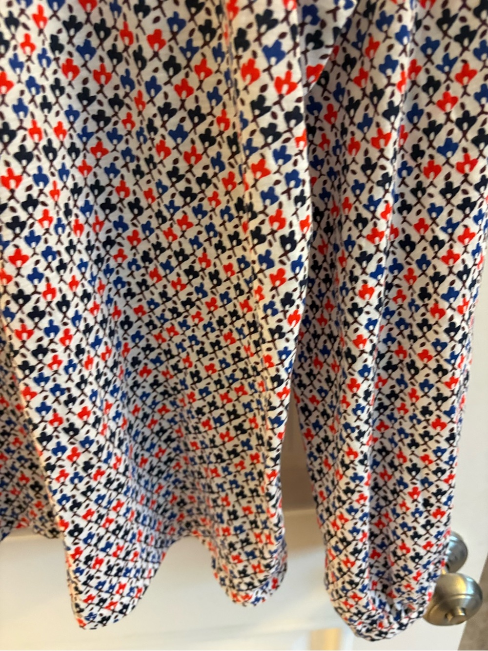 Boden Patterned Button-Front Blouse - Picture 5 of 16